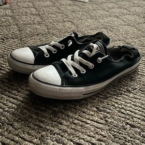 Two pairs of Converse Shoreline Slipons